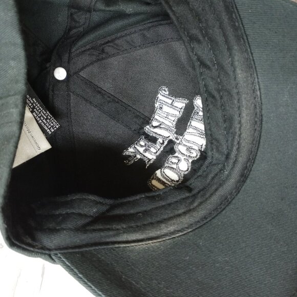 Harley Davidson Baseball Hat Cap Wing Design Rhinestone Studded Loop Back - Picture 10 of 11